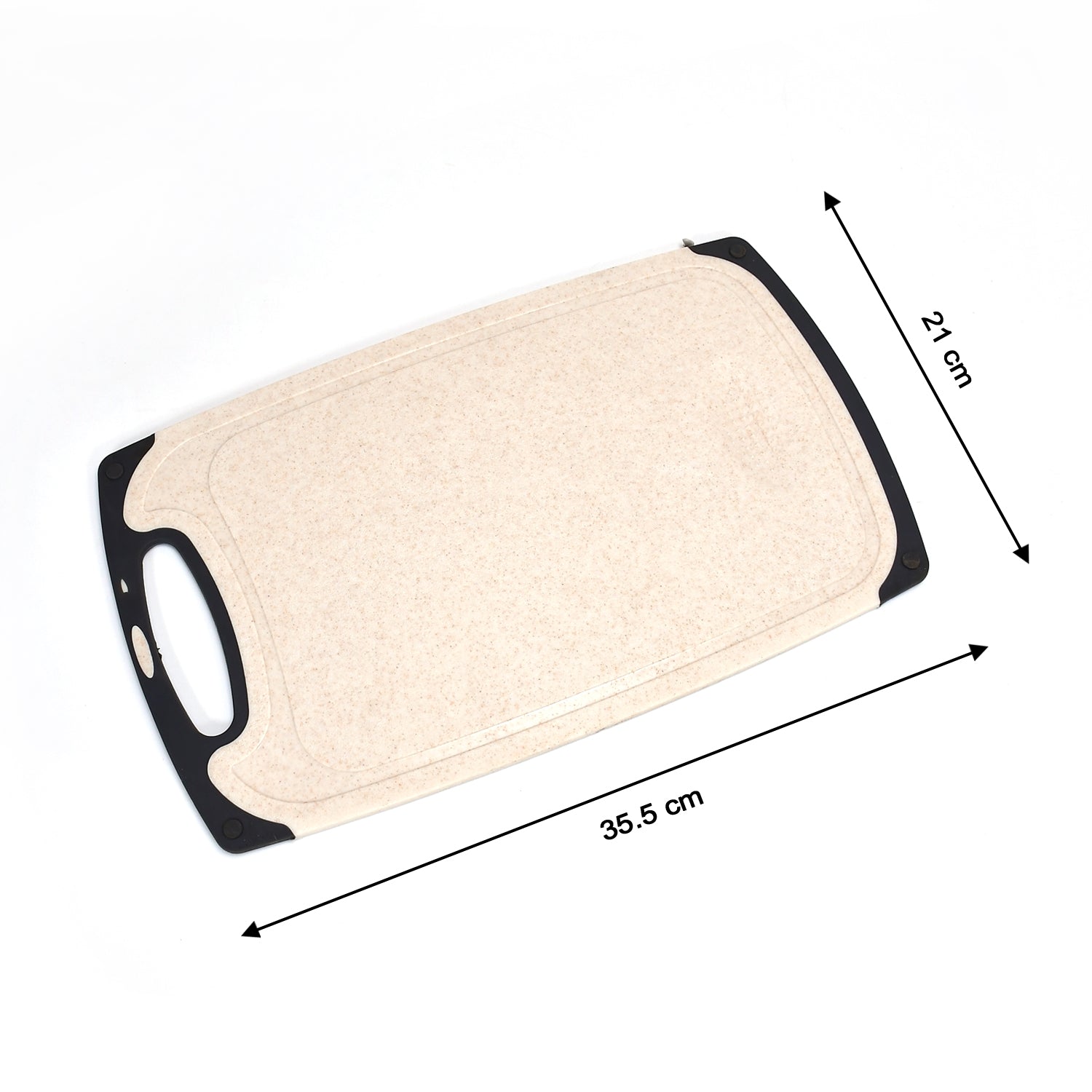 2447 Vegetables and Fruits Cutting Chopping Board Plastic Chopper Cutter Board Non-slip Antibacterial Surface with Extra Thickness DeoDap 2447 Vegetables and Fruits Cutting Chopping Board Plastic Chopper Cutter Board Non-slip Antibacterial Surface with Extra Thickness DeoDap